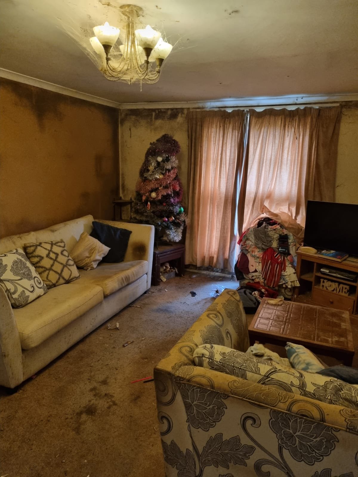 Hoarded home clearance — after