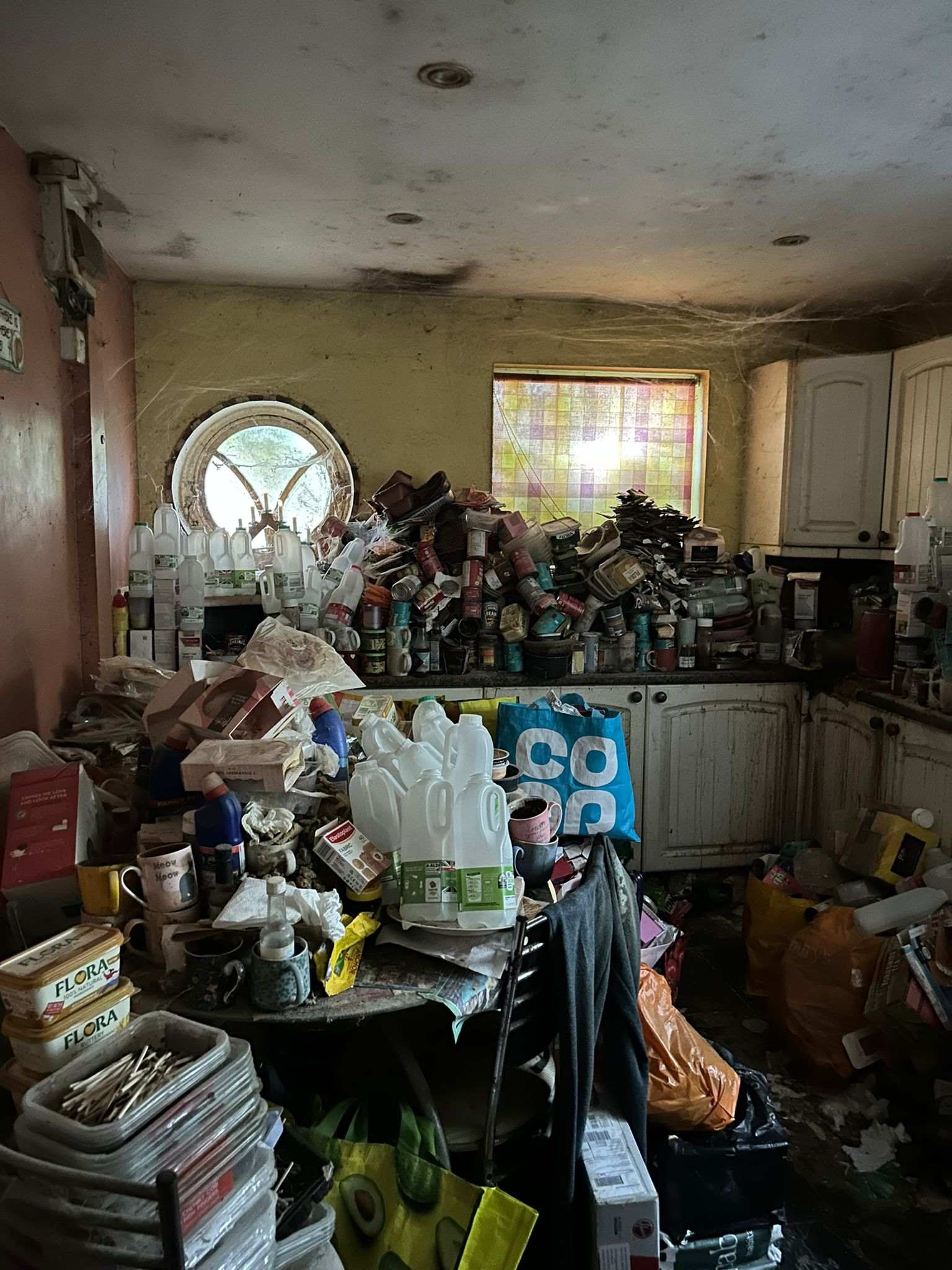 Hoarded home clearance