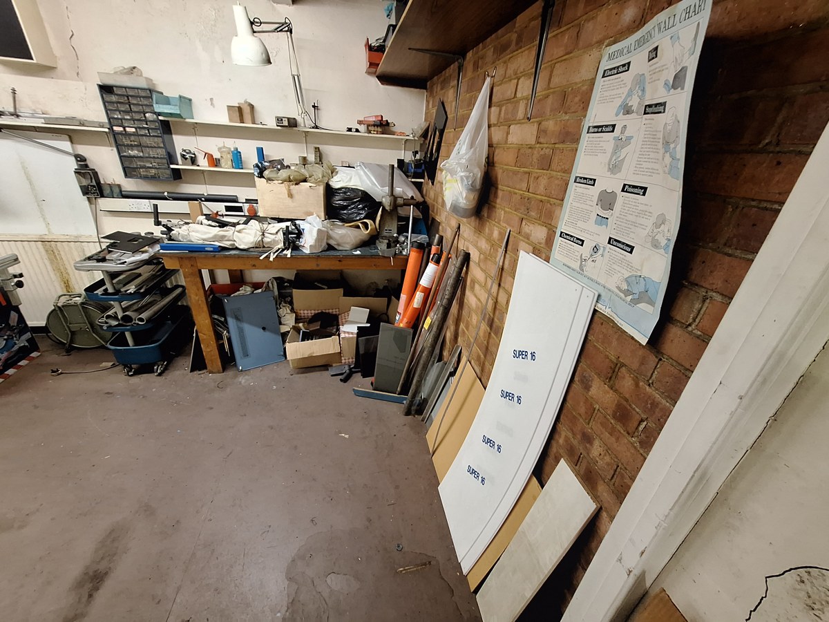 Manchester workshop clearance